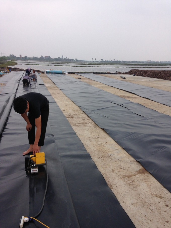 Báo giá màng chống thấm HDPE và thi công hầm biogas Bình Phước, Kontum - 4
