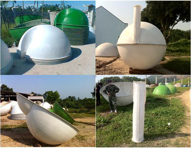 Thi công hầm biogas bằng bạt HDPE  Giá bạt HDPE