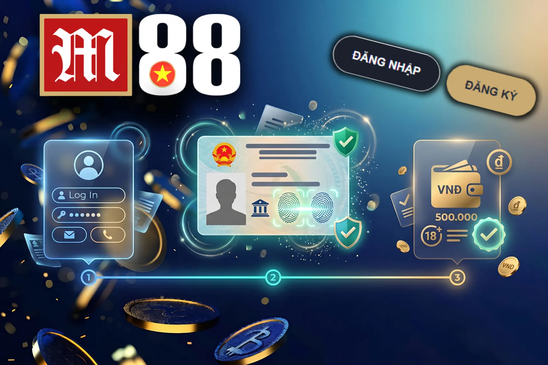 Các bước tạo tài khoản mới nhanh chóng.
